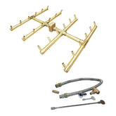 Square Tree-Style Brass Burner - CFBST240